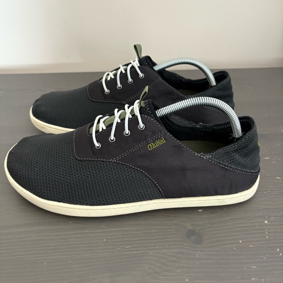 OluKai Other - Olukai Nohea Mens Moku Slip On Mesh Boat Sneakers Black Size 10